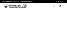 Tablet Screenshot of champagnelifegifts.com